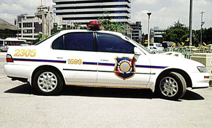 thailand police car